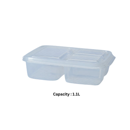 THREE COMPARTMENTS FOOD CONTAINER - BPA FREE - HSP-10A17