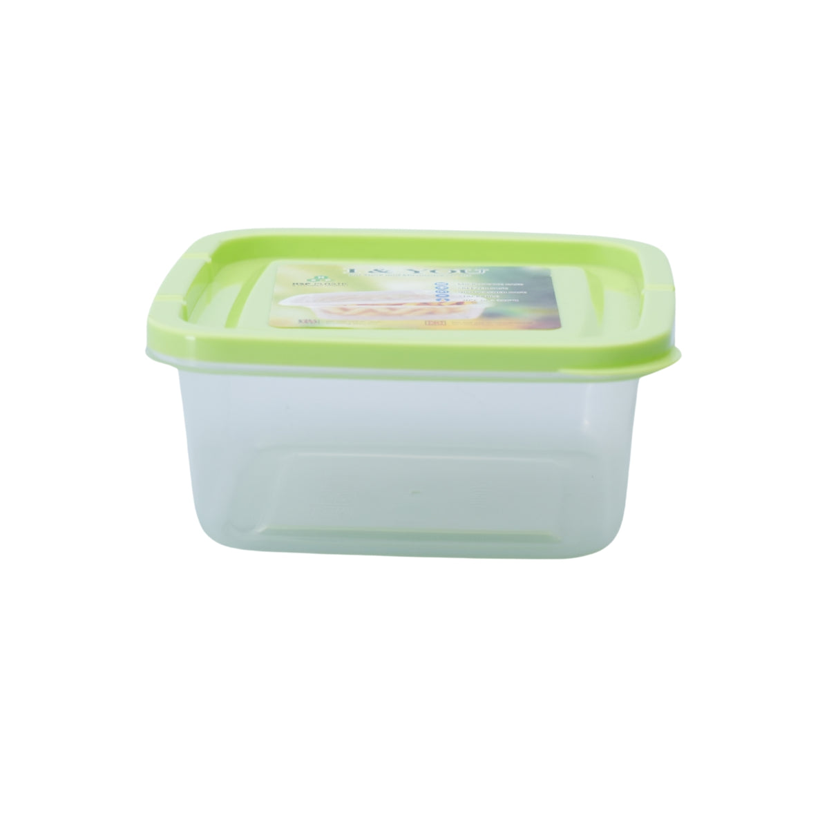2 Pcs SQUARE FOOD CONTAINER SET COLOUR - BPA FREE - HSP - 10A20