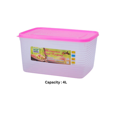 RECTANGLE FOOD CONTAINER - BPA FREE - HSP - 10A22
