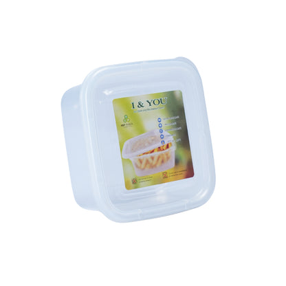 SQUARE FOOD CONTAINER - BPA FREE - HSP