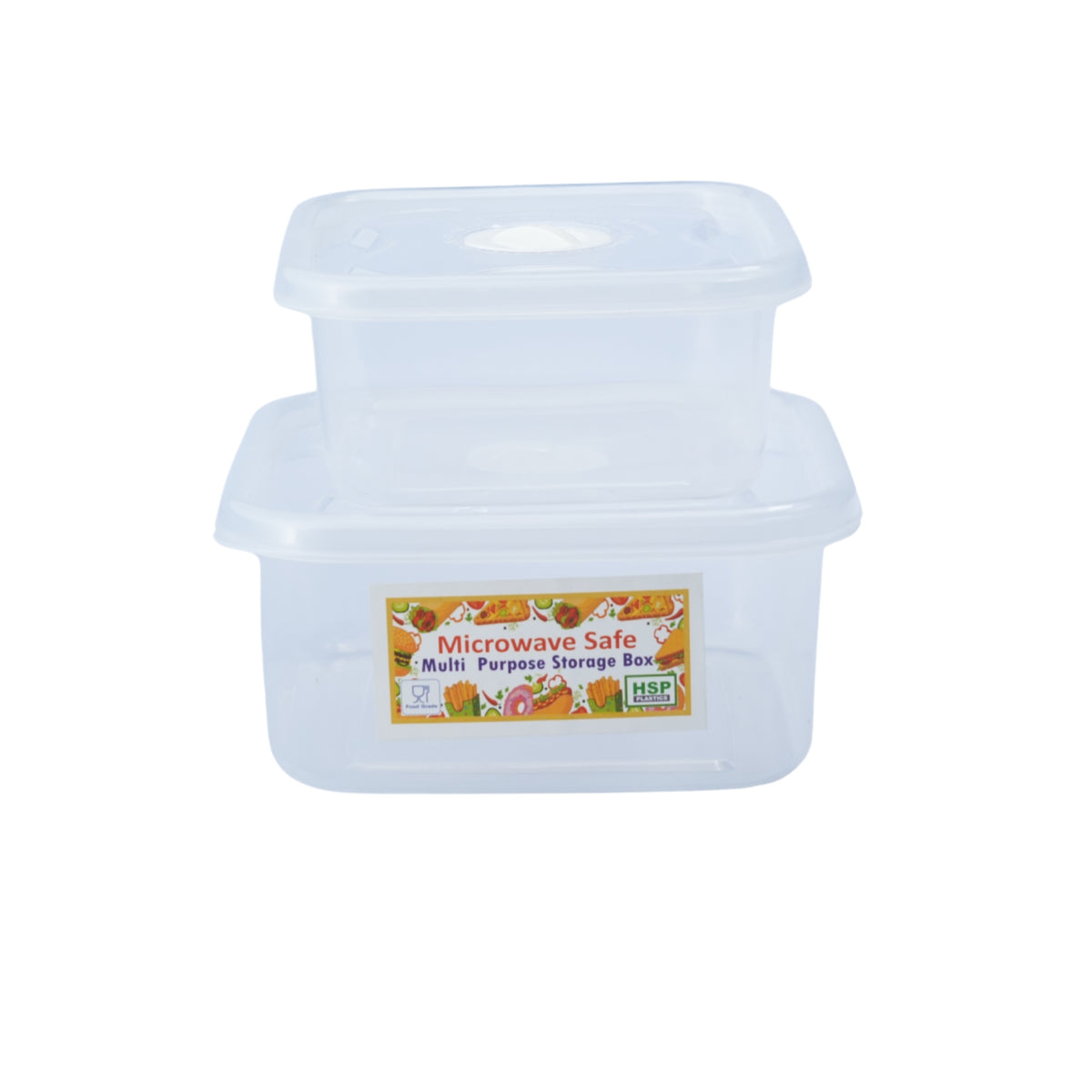 SQUARE FOOD CONTAINER WITH DATE INDICATOR