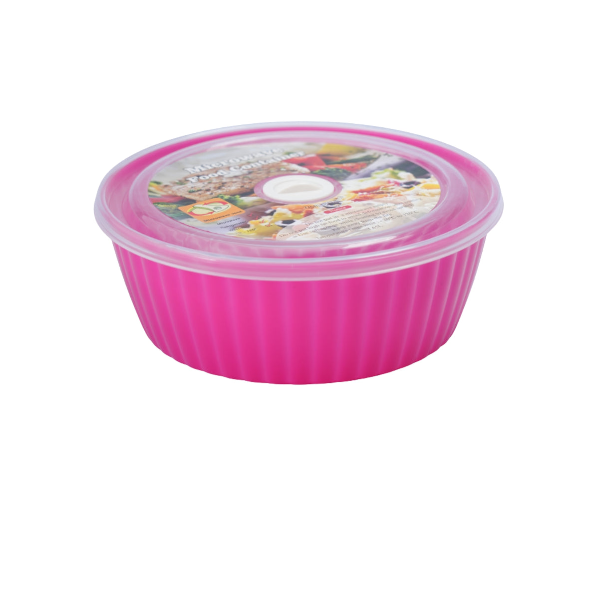 MICROWAVE SAFE ROUND FOOD CONTAINER WITH DATE INDICATOR - BPA FREE - HSP - 10A35