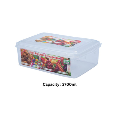 CLEAR FOOD CONTAINER - BPA FREE - HSP