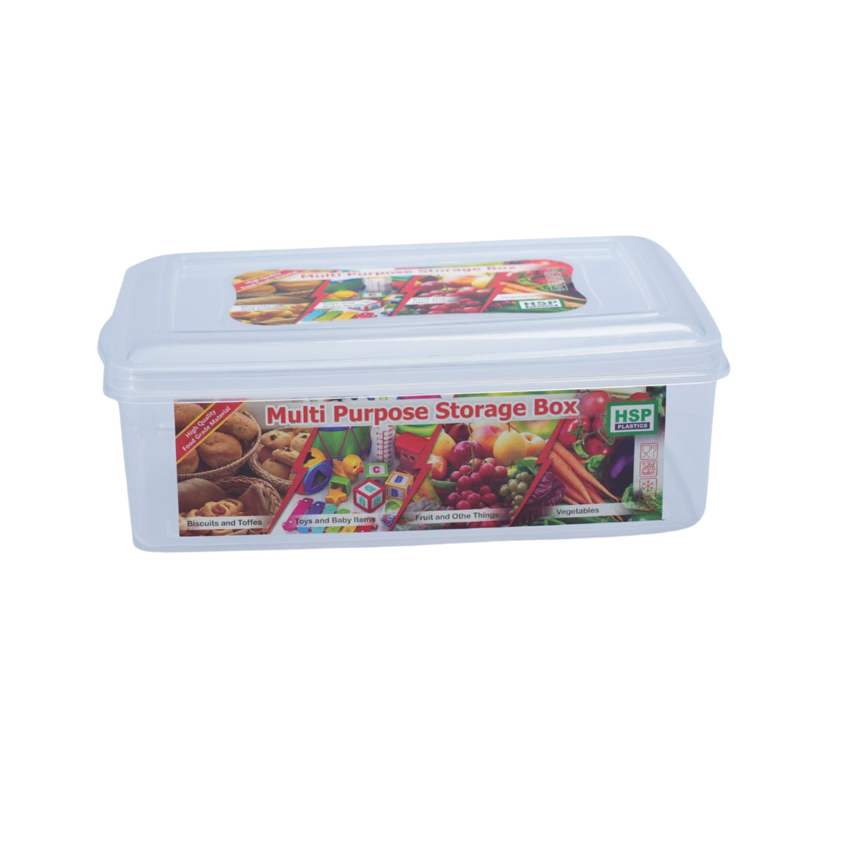 CLEAR FOOD CONTAINER - BPA FREE - HSP