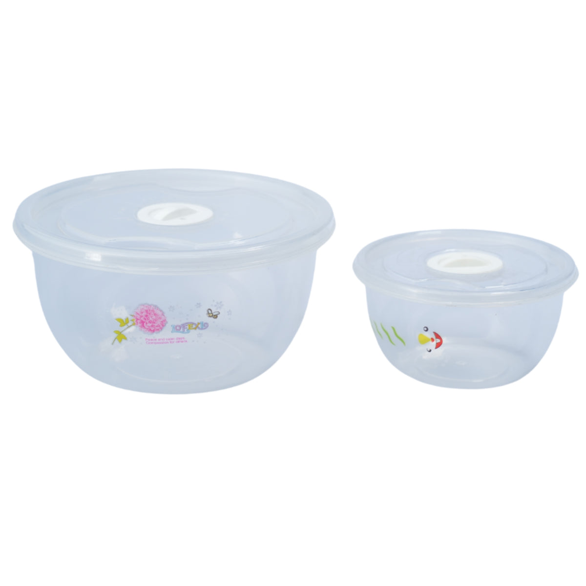 2 Pcs ROUND FOOD CONTAINER