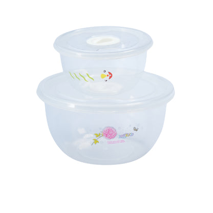 2 Pcs ROUND FOOD CONTAINER