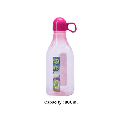 WATER BOTTLE STAR - 800ml - BPA FREE - ( Pink / Blue / Green ) - HSP - 30A6