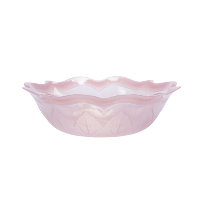 PLASTIC BOWL LEAF DESIGN - 22A15