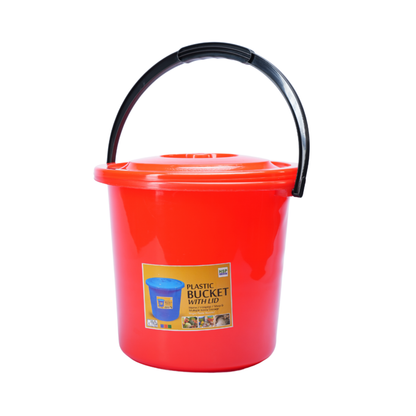 PLASTIC BUCKET WITH LID - 17L - HSP -7A4