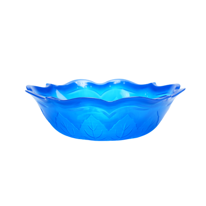 PLASTIC BOWL LEAF DESIGN - 22A15