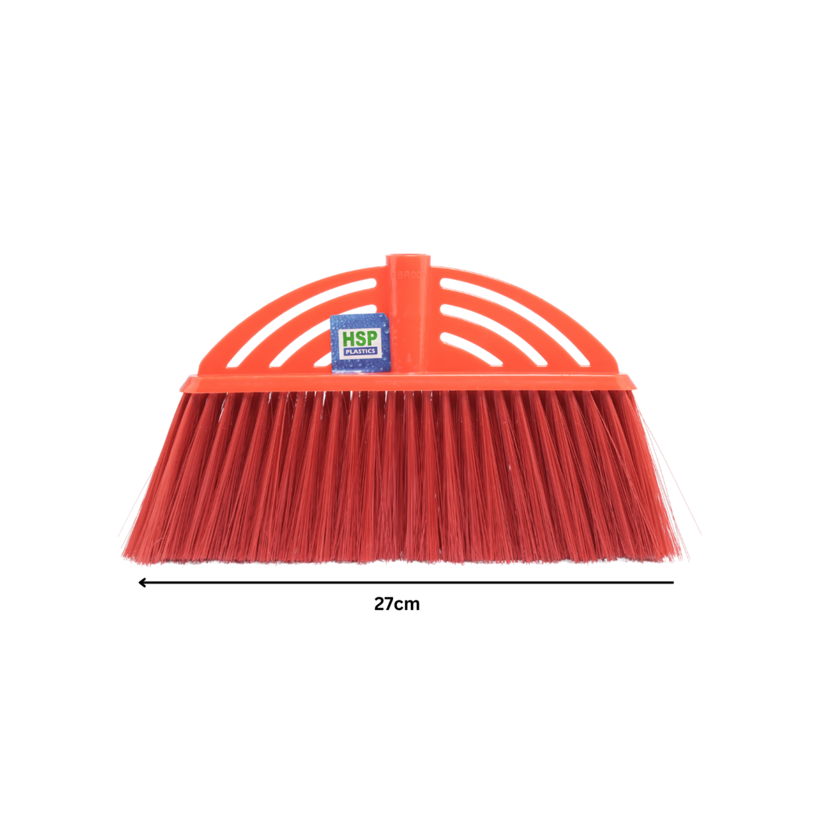 BROOM WITH PLASTIC COATED METAL STICK - HSP- 1A17