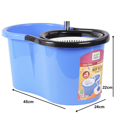 360 SPIN MOP WITH BUCKET - HSP- 6A4
