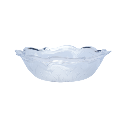 PLASTIC BOWL LEAF DESIGN - 22A15