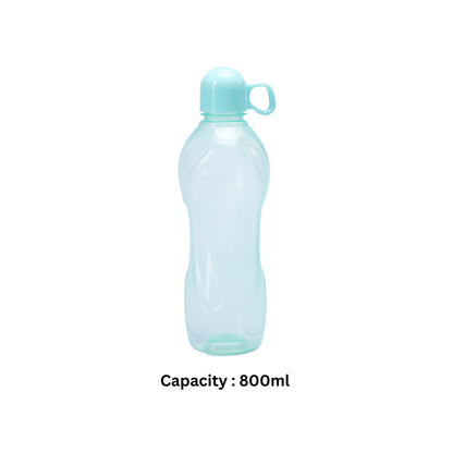 WATER BOTTLE 800ml - BPA FREE - ( Pink / Blue / Green ) - HSP - 30A5