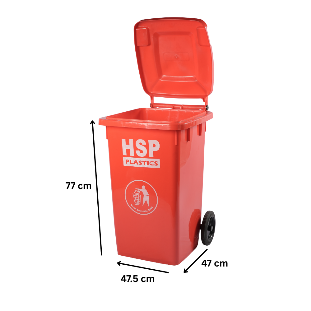 100L GARBAGE BIN WITH WHEELS - IMP0002