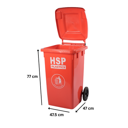 100L GARBAGE BIN WITH WHEELS - IMP0002