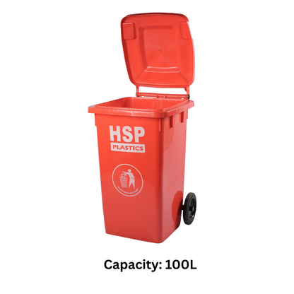 100L GARBAGE BIN WITH WHEELS - IMP0002