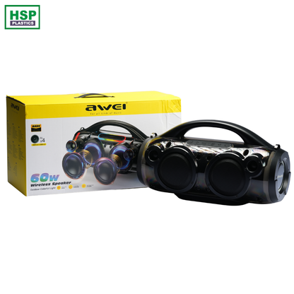 Bluetooth Speakers with Lights - 60W