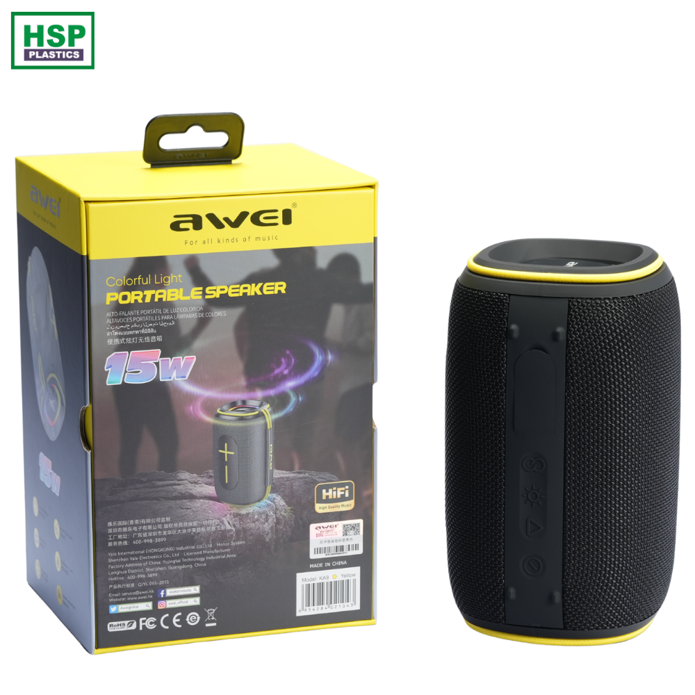 Bluetooth Speakers with Lights - 15W