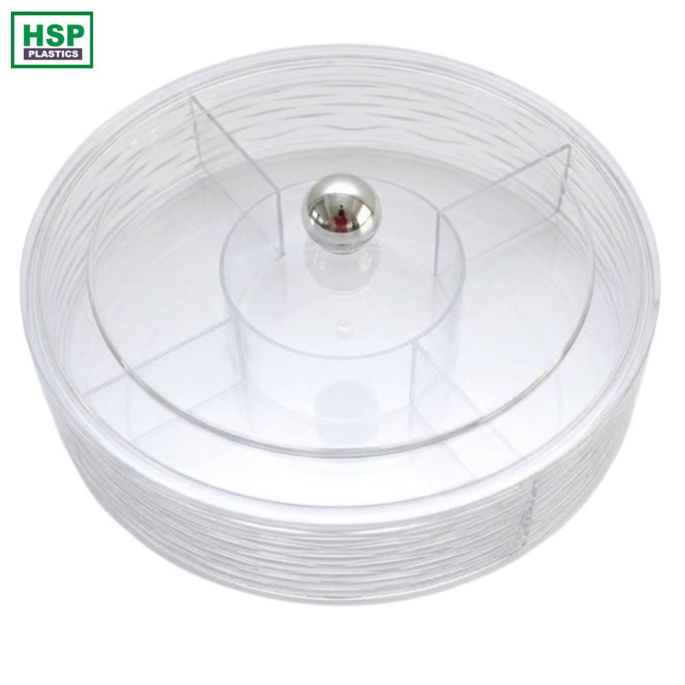 Plastic Dry Food Container Compartmented Box