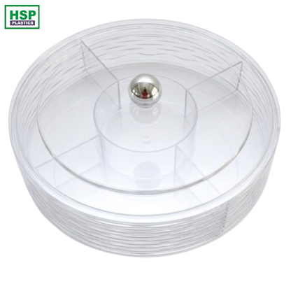 Plastic Dry Food Container Compartmented Box