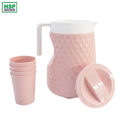 Plastic Jug - 2L with Cups